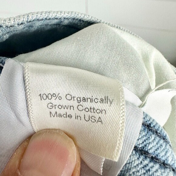 Reformation Jeans Olive High Waist Jeans Wide Leg Button Fly NWT Size 30 - Picture 7 of 8